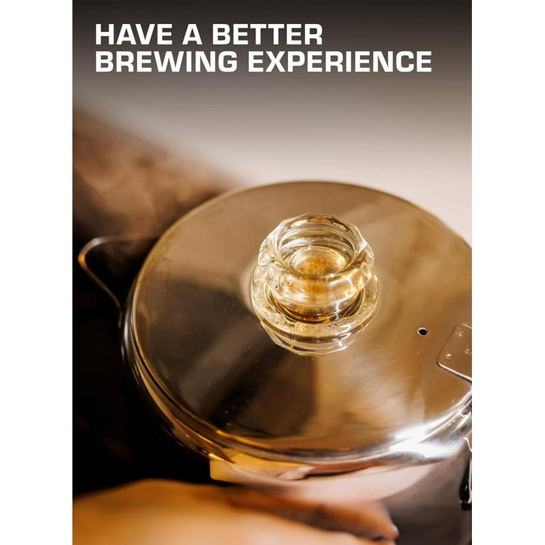 Coffee percolator glass top clearance