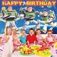 thumbnail image 4 of Buzz Lightyear Party Supplies for Photography Taspestry Birthday Decorations Post Backdrop Banner Background, 4 of 6