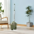 thumbnail image 2 of Leodye 1PCS Foldable Broom & Dustpan Set - Double-layer Scraper Non-stick Hair Dustpan, Vertical Storage -34.45x10.04x9.84in, 2 of 8