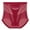 Red, variant on Lace Hollow Out Panties Thongs Women Transparent Underwear Temptation See Through Seamless Panties XL