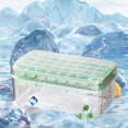 thumbnail image 4 of Up to 95% off Gifts onlyliua Pressing Ice Box With 18 Compartments For Household Refrigerators Homemade Ice Cubes Ice Box Ice Tool Food Grade Ice Rack, 4 of 7
