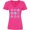 Hot Pink, variant on Inktastic Winter Snowflakes Women's V-Neck T-Shirt