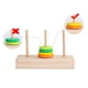 thumbnail image 4 of Torre De Madera De 10 Anillos, Juego De Rompecabezas De Interacción Entre E Hijos Torre De Madera Para Niños, 4 of 7