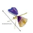 thumbnail image 4 of Ágata Natural, Pieza de Ágata Natural, Adorno de Piedra de Cristal, Espécimen de Ágata, Decoración de Escritorio para El Hogar, Manualidades, 4 of 7