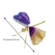thumbnail image 4 of Xihbxyly Adorno de Ágata Natural, Símbolo de Transformación de Libélula, Piedra de Cristal de Energía Positiva, Decoración Única para Escritorio, Oficina o Hogar, Tamaño de 10-13 Cm, Ideal Como Regal, 4 of 7