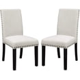 thumbnail image 1 of K-Living Nancy Dining Chairs in Beige Fabric (2 Chairs per Box), 1 of 2