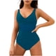 thumbnail image 2 of Trajes de baño para mujer, Trajes de baño para mujer, Trajes de baño de color liso para mujer, Trajes de baño con tirantes para mujer, 2 of 6