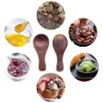 thumbnail image 4 of Small Wooden Spoon, 10pcs Ice Cream Salt Spoons Coffee Tea Sugar Salt Mustard Spoons Round Spoon, 4 of 5