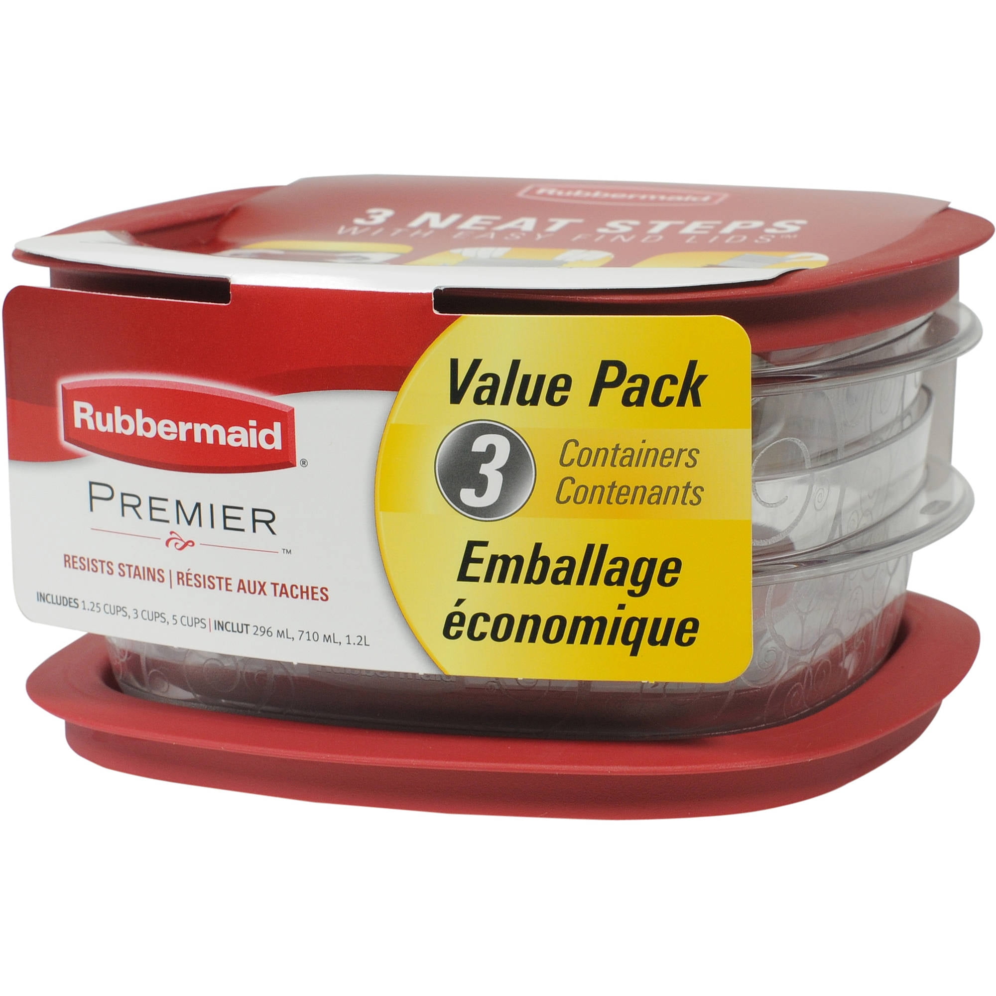 Rubbermaid Premier 6Piece Food Storage Set