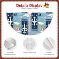 thumbnail image 5 of Kll Airplanes And Aviation Signs Christmas Tree Skirt 30",Party Decorations Farmhouse For Christmas Decorations Holiday Party, 5 of 8