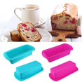 thumbnail image 3 of Silicone Bread Loaf Cake Mold Non Stick Bakeware Pan Oven Rectangle Mould Baking Kitchen, 3 of 5