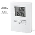 thumbnail image 1 of LCD Digital Indoor Outdoor  Temperature Meter  Battery Powered with Dual Channels Min  Temperature Low Energy Consumption, 1 of 8
