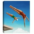 thumbnail image 4 of Masterpiece Art Gallery High Dive Pool Jumping By Gregory Garrett Canvas Art Print 22" x 28", 4 of 4