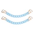 thumbnail image 1 of Uxcell 2 packs Shoe Charm Chain Round Shape for Shoes Decoration, Blue, 1 of 6