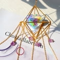 thumbnail image 3 of Love Heart Crystal Wind Chimes Adornos Light Catcher Garden Decor (83), 3 of 5