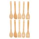 thumbnail image 1 of GOOHOCHY 10 espátulas antiadherentes de bambú: utensilios de cocina, cucharas ranuradas para inauguración de la casa, sartén antiadherente para huevos, tortillas, crepes y filetes., 1 of 8