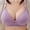 Purple, variant on Women's Large Size Pure Cotton Comfort Wire Free Bra