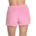 thumbnail image 3 of Just Love Womens Plush Pajama Shorts (Pink - Love Patch, 3X), 3 of 3
