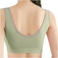 thumbnail image 4 of Bras for Girls Girls' Sports Underwear with Chest Pads Cropped Tank Bra Bras for Teen Green One Size, 4 of 4