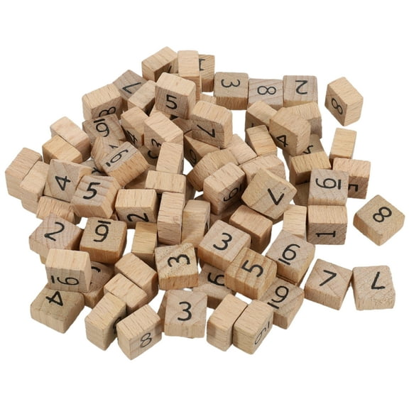 WE Games Wooden Sudoku Thinking Tiles, Replacement Board Game Pieces, 90-Pack