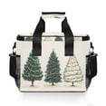 thumbnail image 7 of FORMRS Insulated Cooler Bag 24 Cans Capacity Soft Leakproof Lunch Box with Side Pockets, Hand Drawn Christmas, 7 of 7