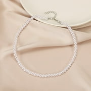 Trendy Love Pearl Necklace Female Personality Travel Party Fashion Clavicle Necklace Accessories collar perlas collar