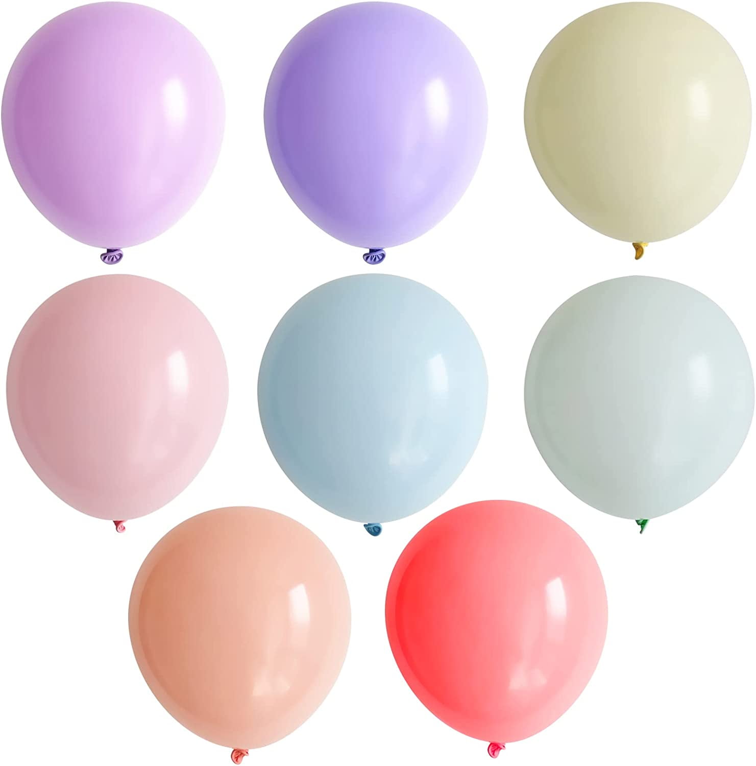 Homelove Party Balloon, 100 PCS 13in Latex Balloons, Assorted Color Decoration Balloons Kit for Birthday, Wedding, Christmas Party