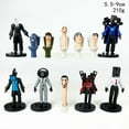 thumbnail image 4 of Games; Activities; Parties;Toy;Toilet Man VS Surveillance Man Figurines Model Toys Unique Design Simulation Miniature Models for Home Car Office Tabletop, 4 of 4