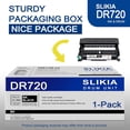 thumbnail image 5 of 1-Pack Black DR720 Drum Unit: Compatible DR720 DR-720 Replacement for Brother HL-6180DW HL-6180DWT MFC-8950DW MFC-8950DWT Printer, 5 of 6