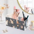 thumbnail image 5 of Cat Butterfly in Space Acrylic Pencil Pen Holder Cup 4 Compartments Desktop Organiser 7.87"x2.78"x3.54", 5 of 7