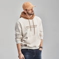 thumbnail image 4 of Sudadera con capucha para hombre, ropa sólida, sudadera gráfica para hombre, sudadera holgada con capucha, otoño, barata, overfit, emo, sin marca, algodón, simple, tallas S, 4 of 4