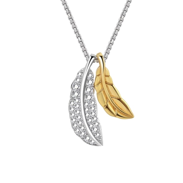 Collar de jersey, collar de plumas, colgante para mujer, cadena para clavícula