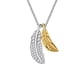 thumbnail image 1 of Collar de jersey, collar de plumas, colgante para mujer, cadena para clavícula, 1 of 8