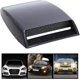 thumbnail image 2 of Universal Car Hood Scoop Sport Racing Flujo de aire Grabación Turbo Capó Ventilación Radiador Cubierta de parrilla (1 pieza, negro), 2 of 5