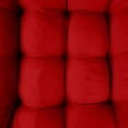 thumbnail image 6 of Leojiow Set Of 4 Square Chair Pads Indoor Seat Cushions Pillows With Ties Thick Soft Seat Cushion For Kitchen Dining Chair One Size Red, 6 of 7