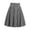 Black, variant on Midi Skirt for Plus Size Women Summer Casual Leisure Knee Length Elastic Waist Striped A-Line Flowy Stretchy Skirt