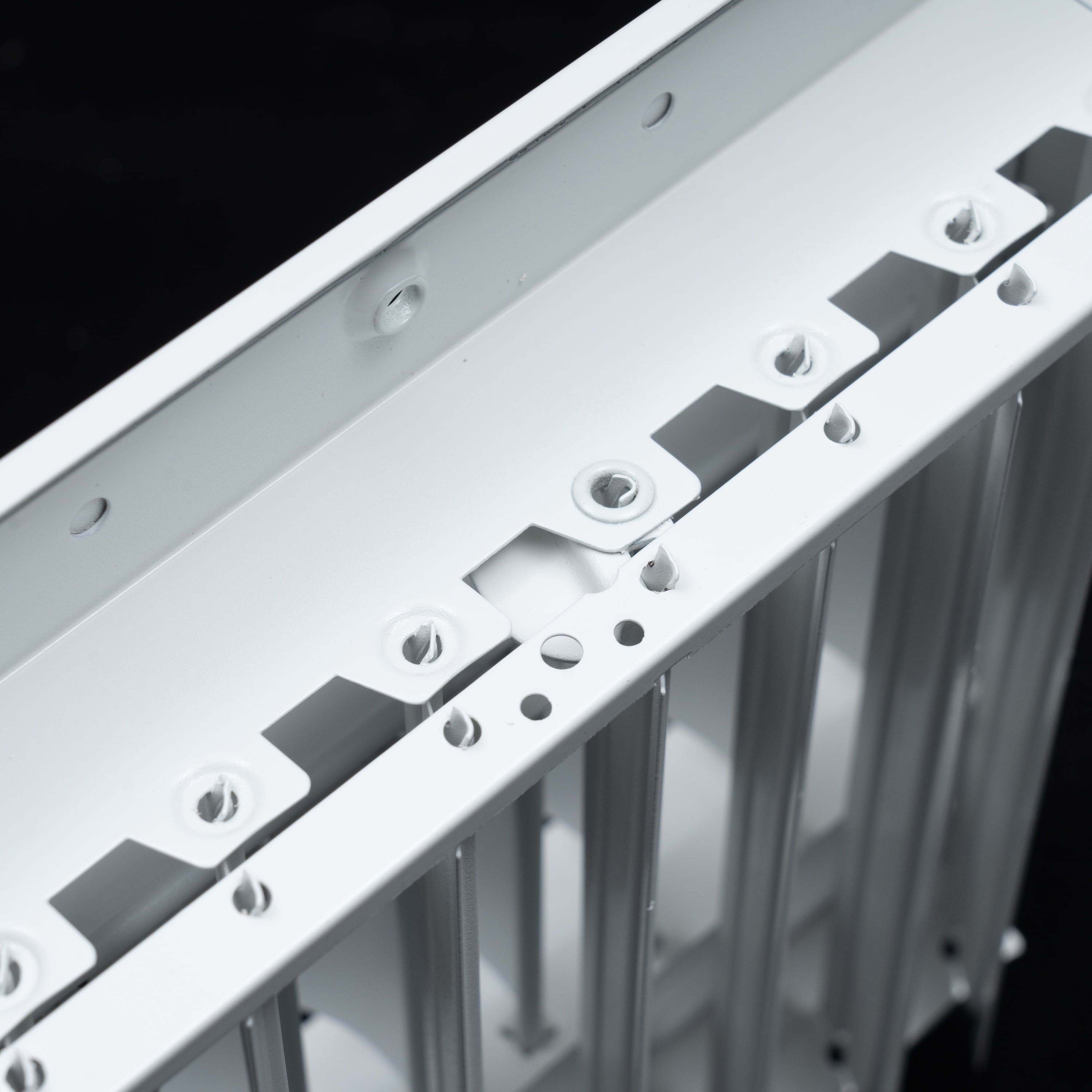 Fits 12x6 Duct Opening Aluminum 3-WAY Adjustable Air Supply Grille by Handua | Curved Blade Register Vent Cover for Sidewall & Ceiling | White | Outer Size: 13.75" X 7.75"