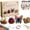 Set E, variant on 3D Beaded Animal Kit, Cute Bird & Animal Beading Embroidery Kits with 4 Cute Designs, Handmade Bead Art Mosaic Kit, Stress Relief Creative DIY Decoration Gifts for Adults Beginners