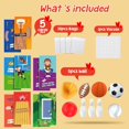 thumbnail image 3 of 30 PCS Valentines Day Gifts for Kids, Valentine Day Cards with Mini Sports Ball Erasers, Kids Valentine`s Day Gifts for School Classroom, Party Favor for Boys & Girls, 3 of 7