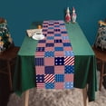 thumbnail image 1 of Cqxid Table Cloth Under $5 Innovation Independence Day Decorative Table Runner Linen Durable Table Mat Border Exclusively For Strong Table Cloth, 1 of 5