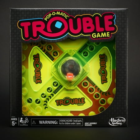 Trouble Neon Pop Board Game for Kids Ages 5 and (Best Light Board Games)