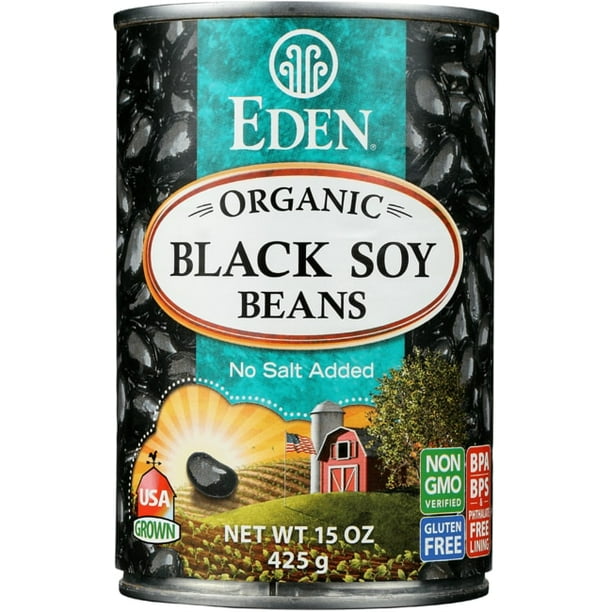 Eden Organic Black Soy Beans, 15 Oz.