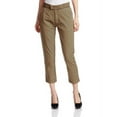 thumbnail image 3 of Diesel P-CLO Cotton Tapered Peplum Pants Trousers Hunter Green (26), 3 of 4