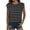 Black/Striped/#4, variant on WTXUE T-Shirts Sleeveless, Crew Neck Shirts for Women's Summer Loose Striped T Shirt Striped Casual Tops for Women