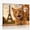 A, variant on XaaKee Canvas Wall Art Orange Tabby Humorous Animal Portrait Travel Concept Prints Inner Framed 1812Inch
