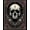 Black, Pattern 5, variant on Flatwoven High Traffic Area Rug, Sinister Halloween Gothic Aesthetic, Non Slip, Stain Resistant, Washable Area Rugs for Living Room, Bedroom(Black, 4X6)