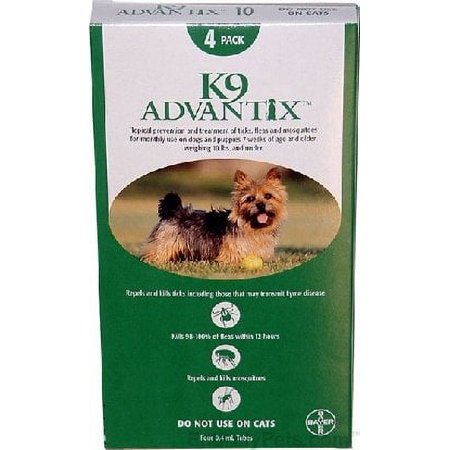 UPC: 0724089584557 | Advantix ADVX-GREEN-10-4 Advantix For Dogs Under 10 Lbs