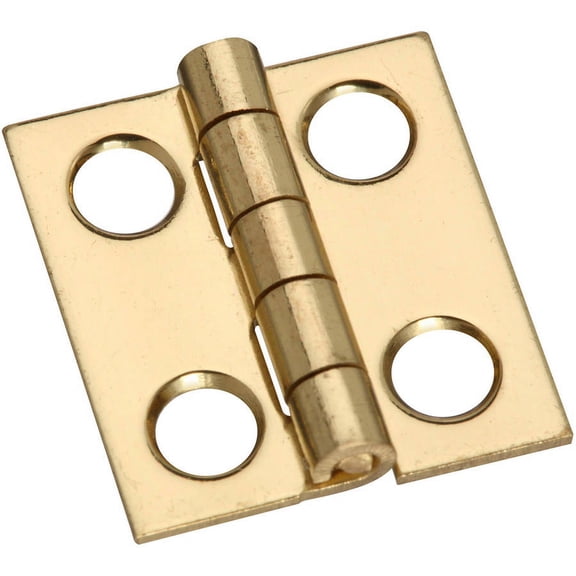 Stanley Hardware 803110 3/4" Bright Brass Middle Hinges, 2 Count
