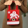 thumbnail image 4 of Kbndieu Christmas Gift Bags with Handle Xmas Candy Bags Santa Snowman Deer Bear Fabric Bags Goodie Party Favor Bags for Kids Holiday Party Supplies Christmas Bags on Clearance, 4 of 8