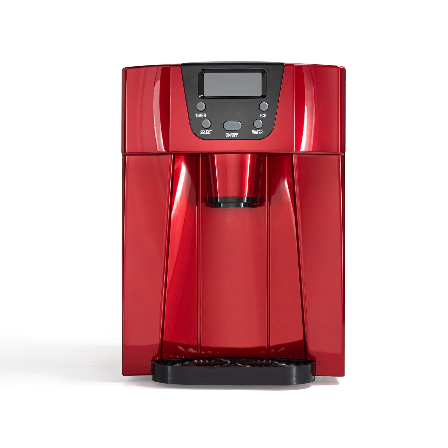 2 In 1 Ice Maker Water Dispenser Countertop 36Lbs/24H LCD Display Portable Red, Tabletop Water Ice Maker Machine with Scoop and 1.3 Pound Storage Basket 2 In 1 Ice Maker Water Dispenser Countertop 36Lbs/24H LCD Display Portable Red, Tabletop Water Ice Maker Machine with Scoop and 1.3 Pound Storage Basket